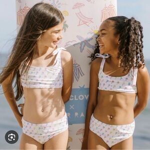 Roller Rabbit Kids Palm Dreams Cora Bikini Size 10/12